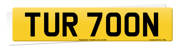 Registration number TUR 700N
